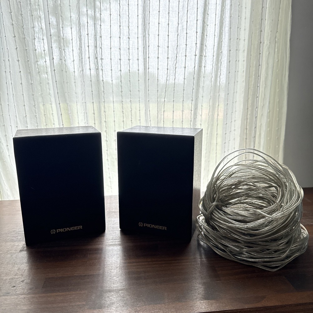 Vintage Pioneer Speakers CS-X380-K Book Shelf Speakers 10w 8ohms Tested Working